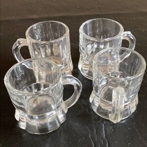 Clear Glass Mug Set